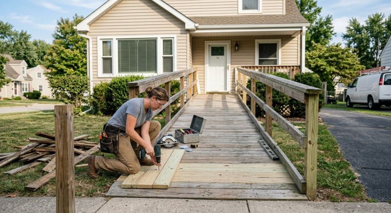 Handicap Ramp Construction Service